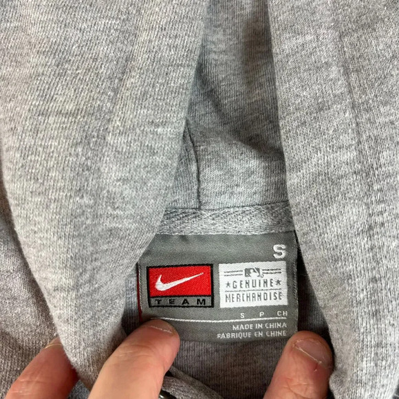 Vtg Nike MLB Center Swoosh New York Yankees Men's S Hoodie Sweatshirt Pullover - Picture 4 of 11